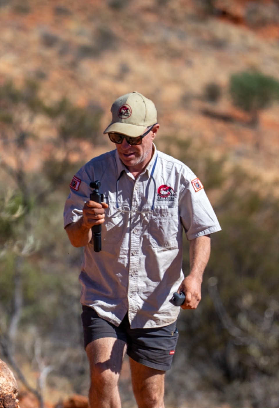 Tour guide Tony Davys