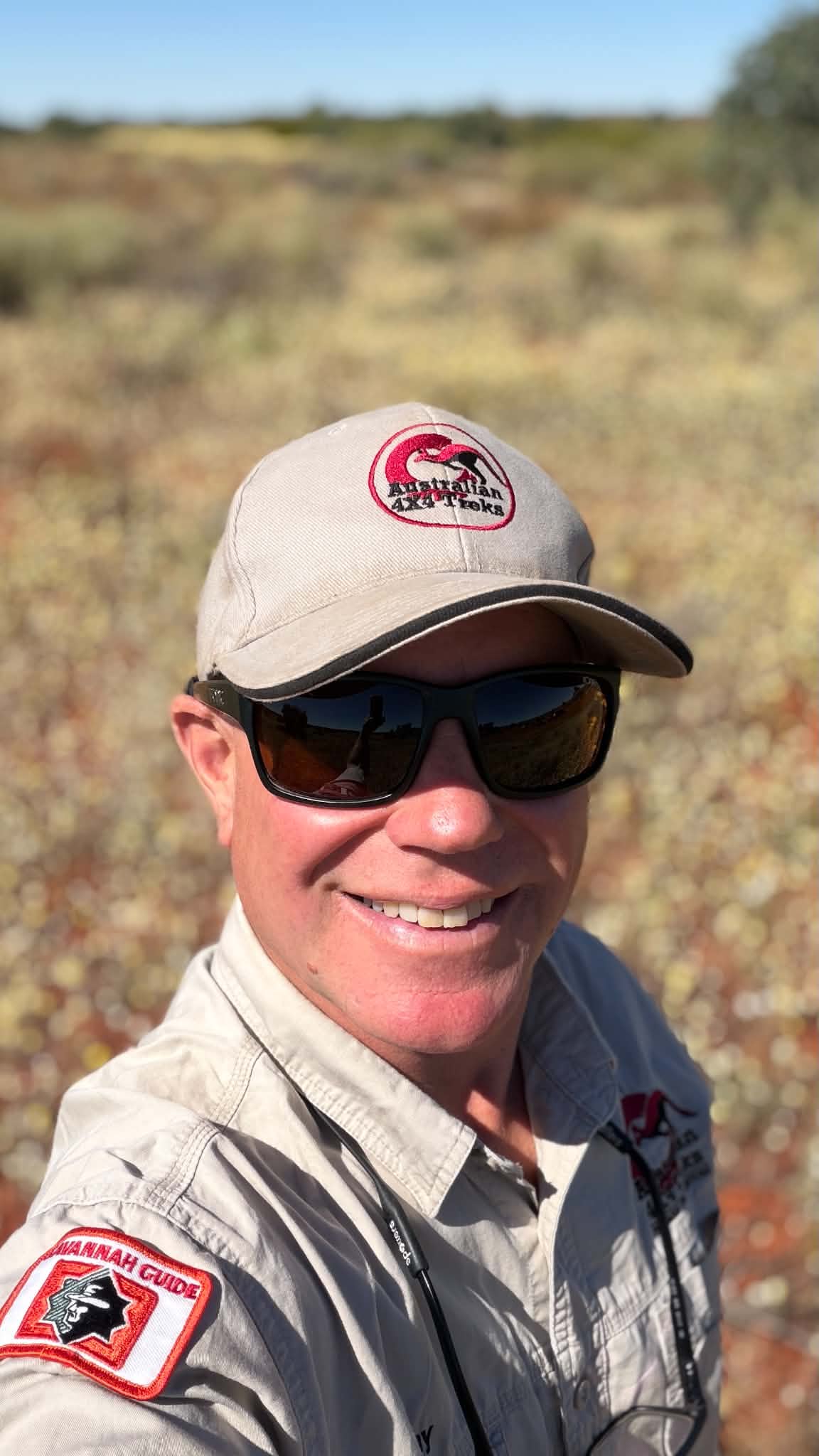 Tour guide Tony Davys