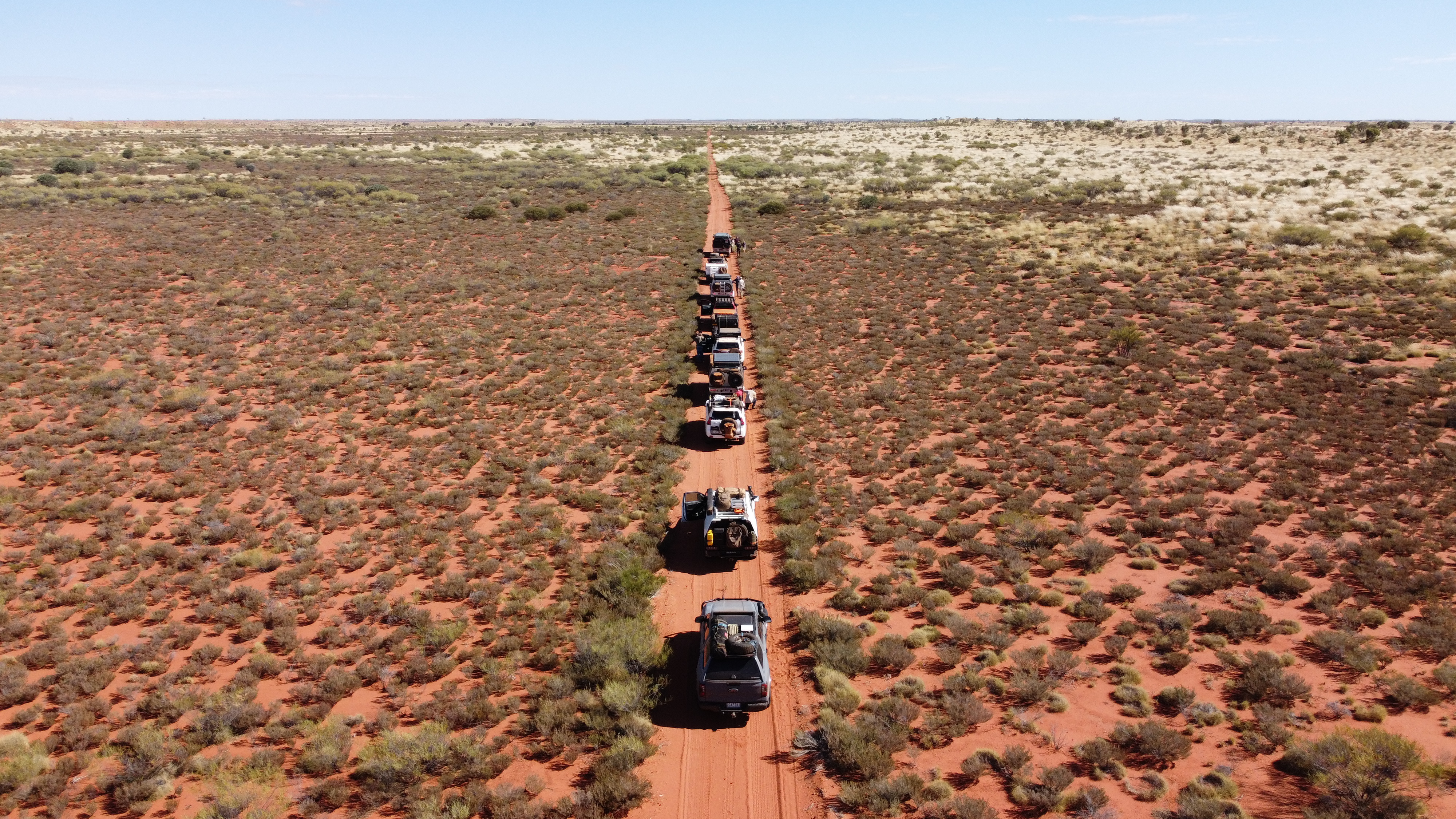 Beach walk at Elim Beach Desert convoy
