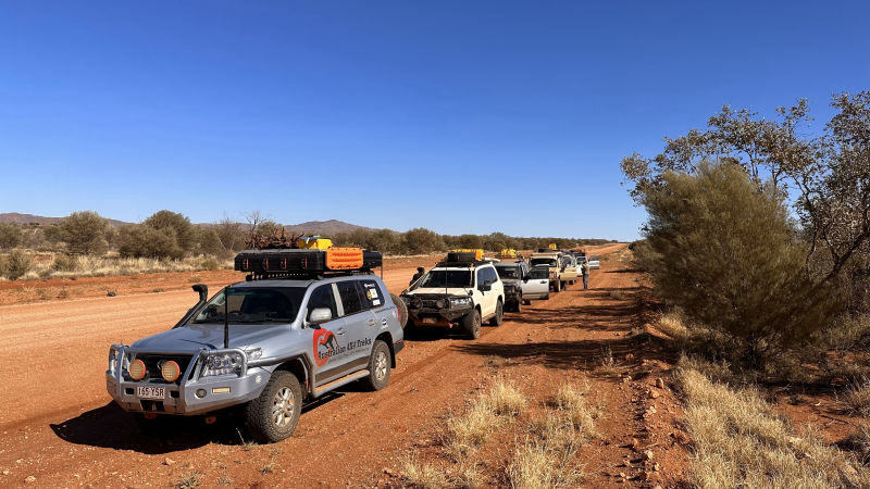 Desert convoy