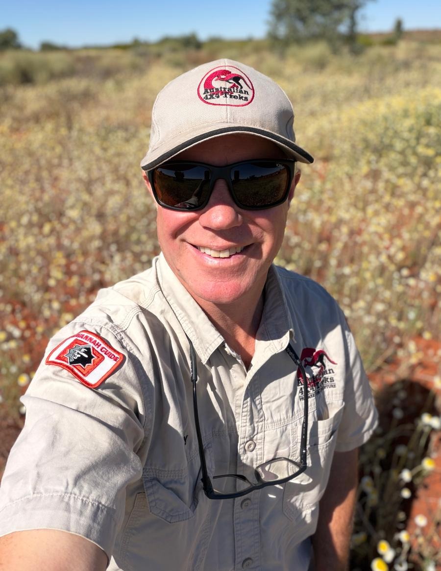 Tour guide Tony Davys